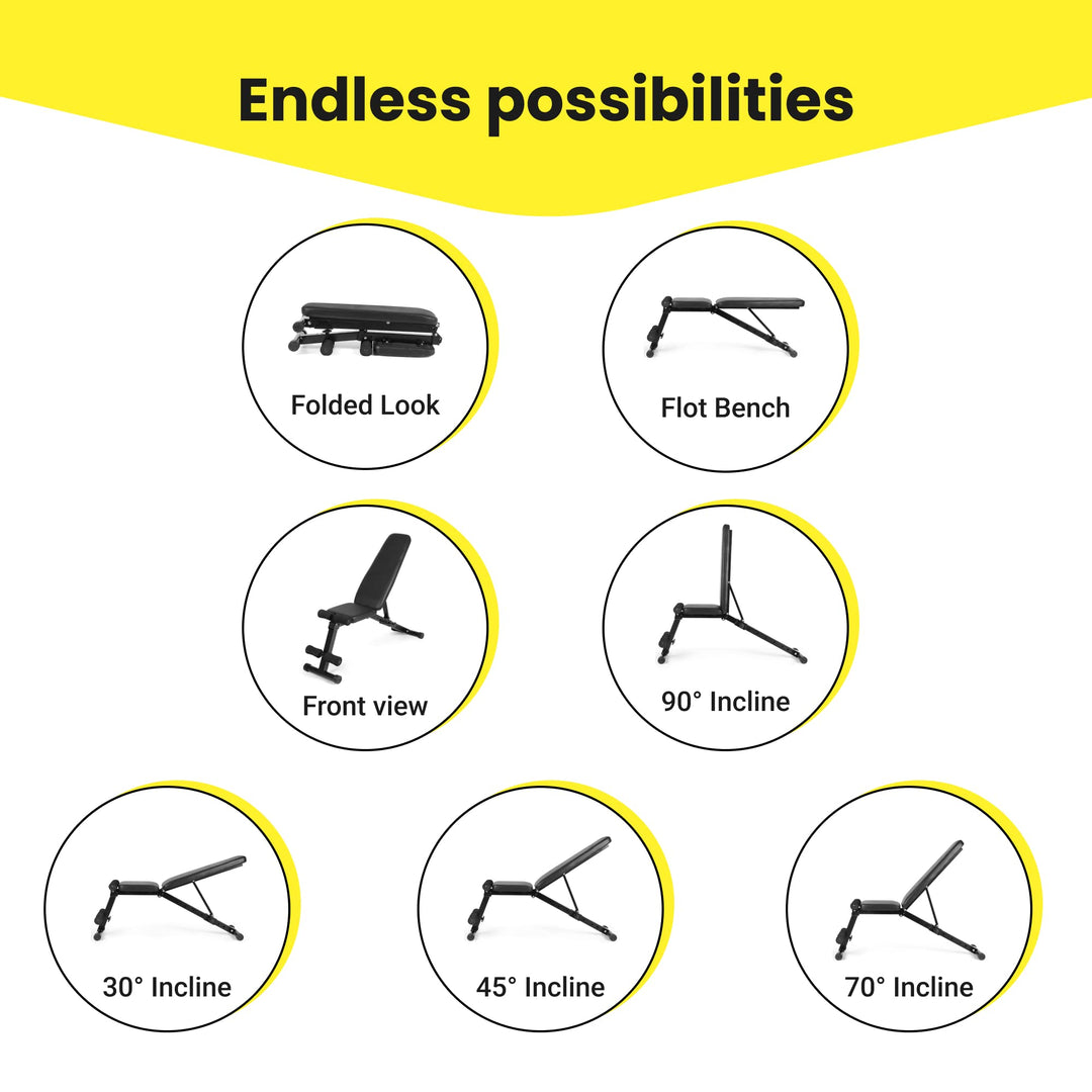Adjustable Gym Bench | Foldable Gym Bench