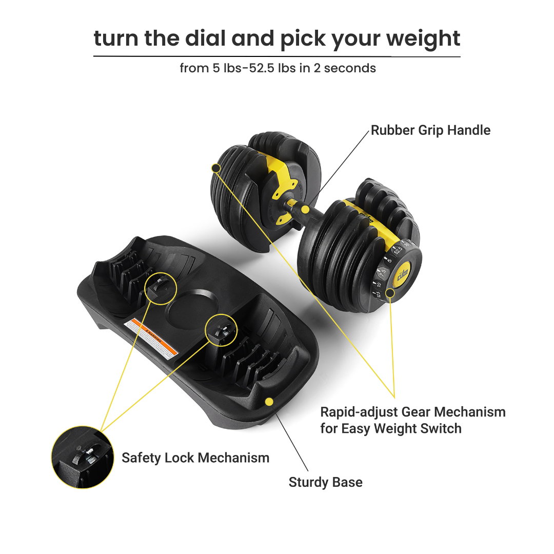 adjustable powerbells | multi weight dumbbells