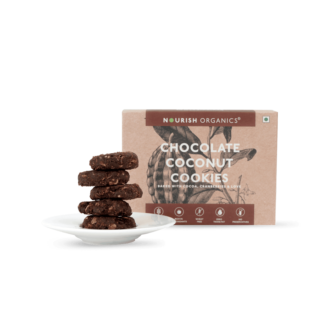 Chocolate Coconut Cookies (Pack of 5x2) - Wheat-free