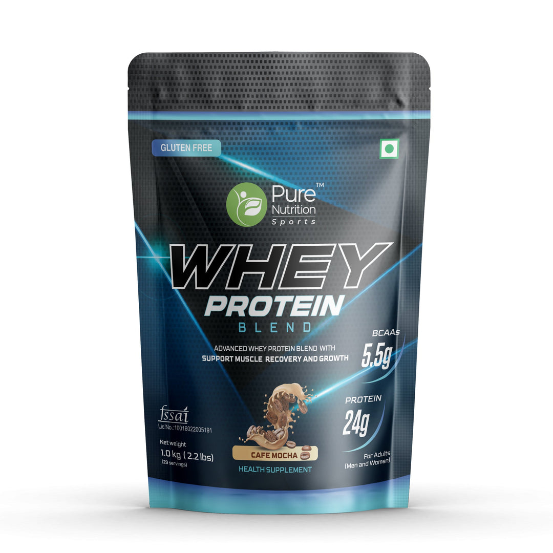 Whey Protein Blend - Cafe Mocha Flavour - 1 KG