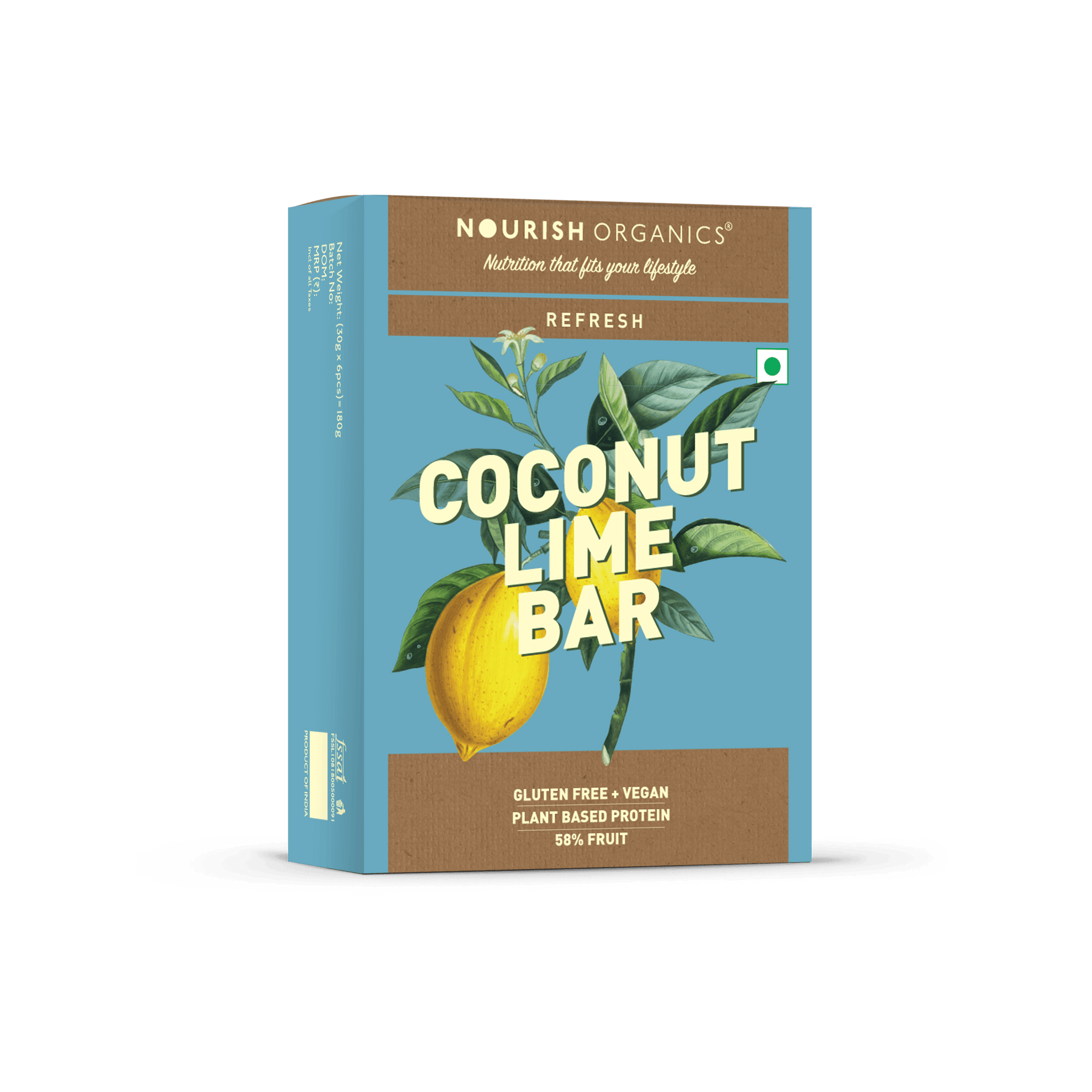 Coconut Lime Bar (Pack of 6)