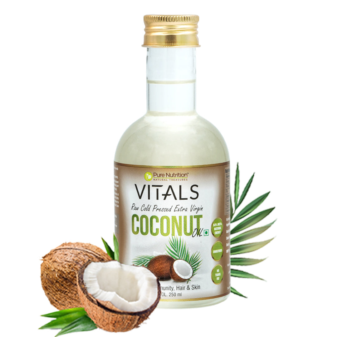 Vitals Raw Cold Pressed Coconut Oil - 250 ml