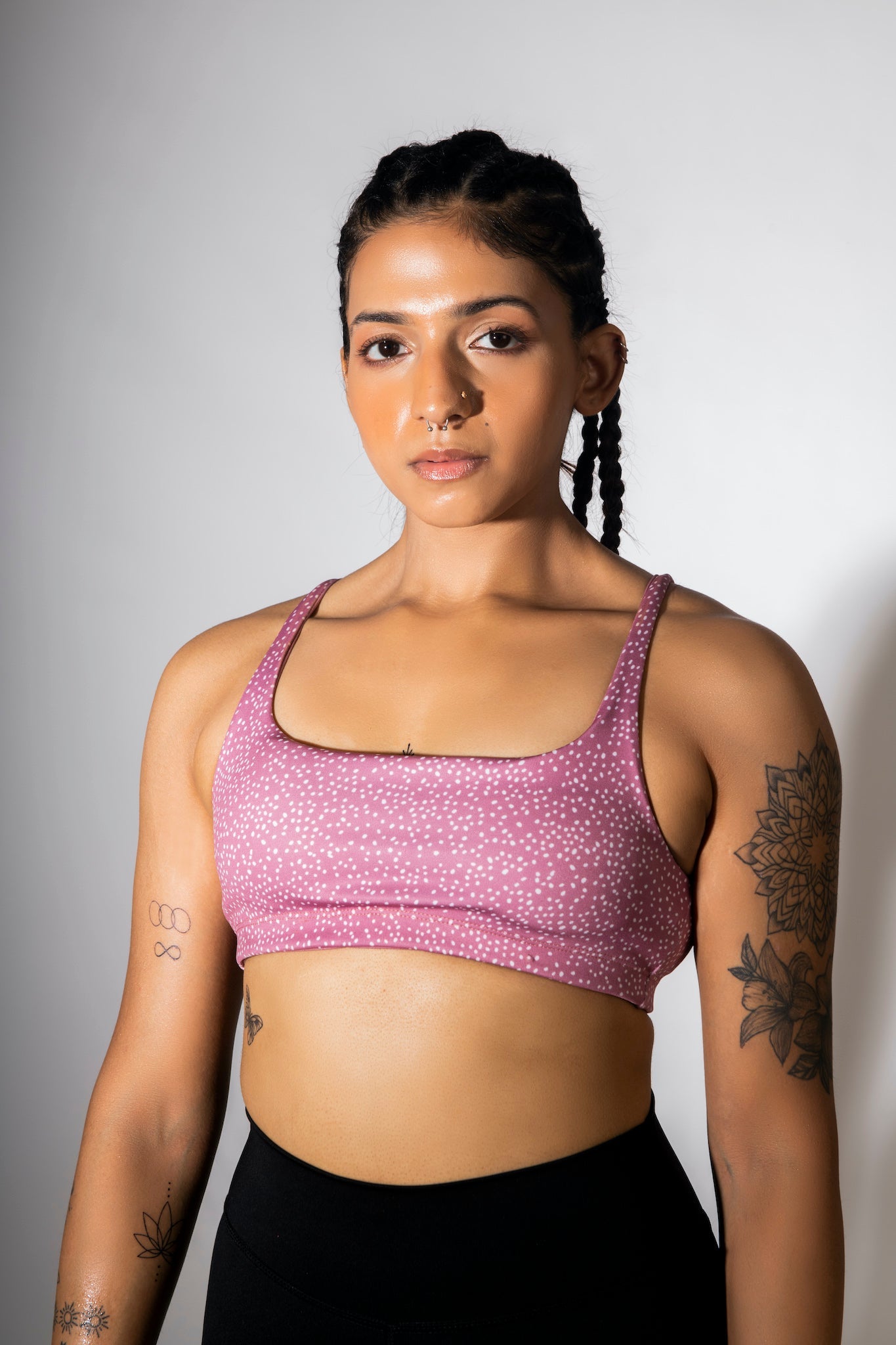 Way 2 Sexy Sports Bra in Dirty Pink