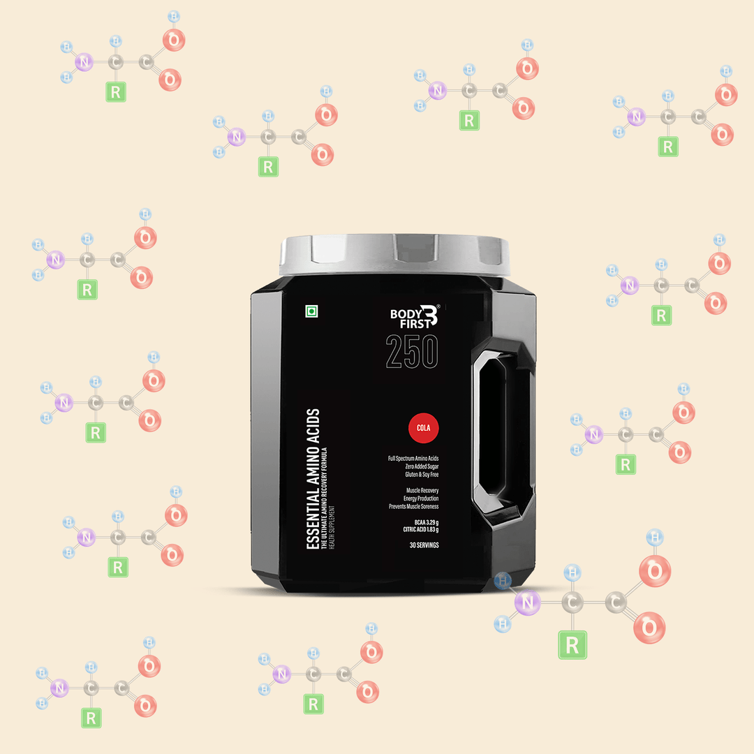 Essential Amino Acids (EAA) - The Ultimate Amino Recovery Formula containing 6.29g EAA with 3.95g BCAA for Muscle Building, Recovery, Strength, Energy & Endurance