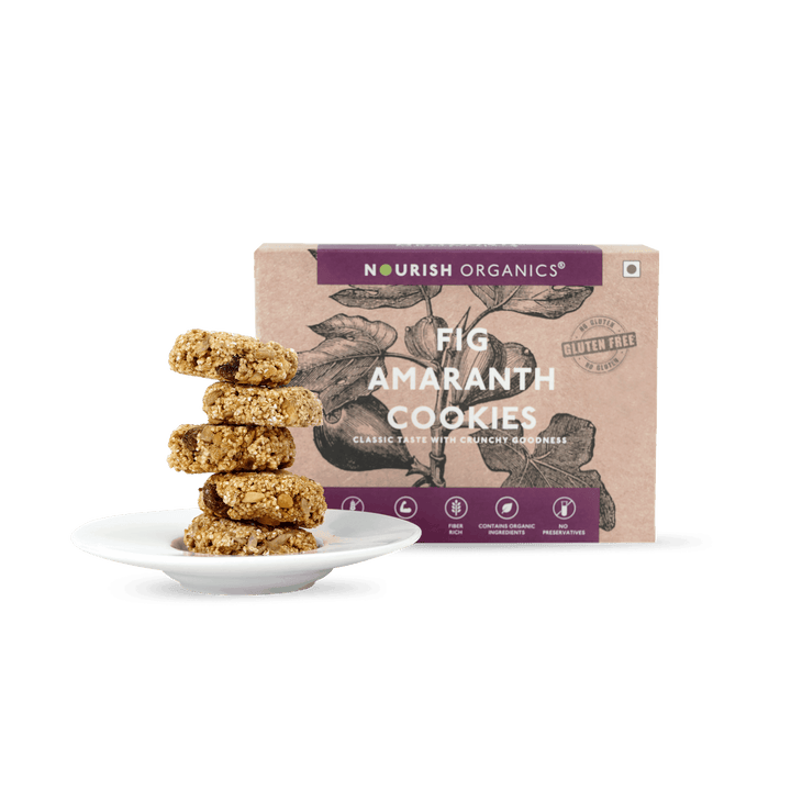 Fig Amaranth Cookies (Pack of 5x2) - Gluten-Free