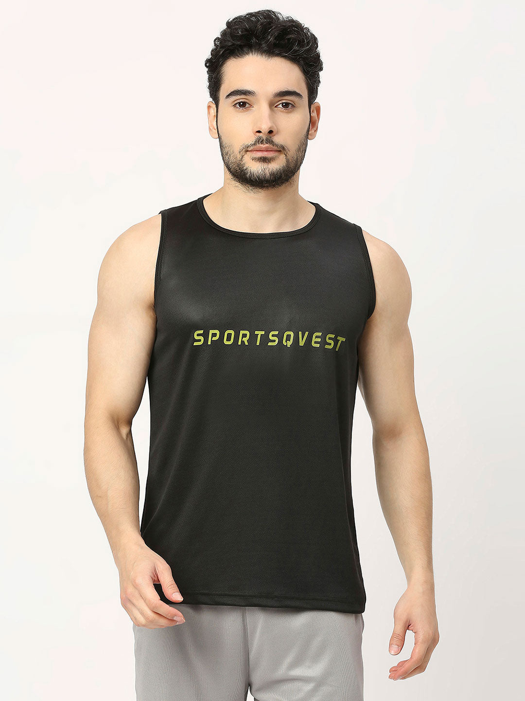 Men's Sports Vest - Black