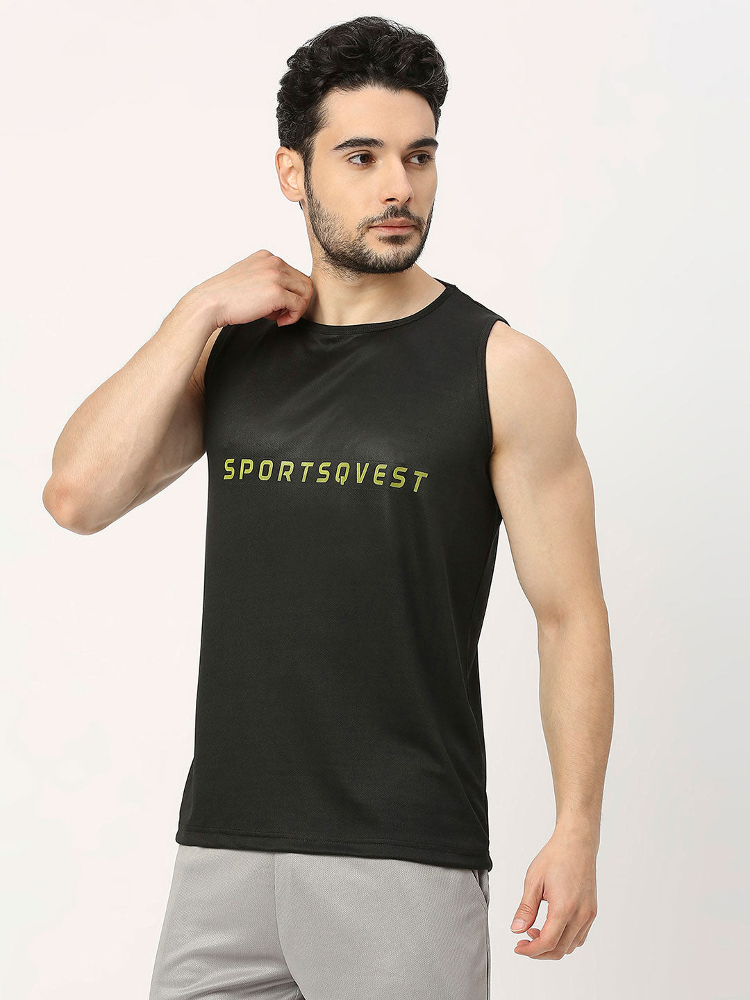 Men's Sports Vest - Black