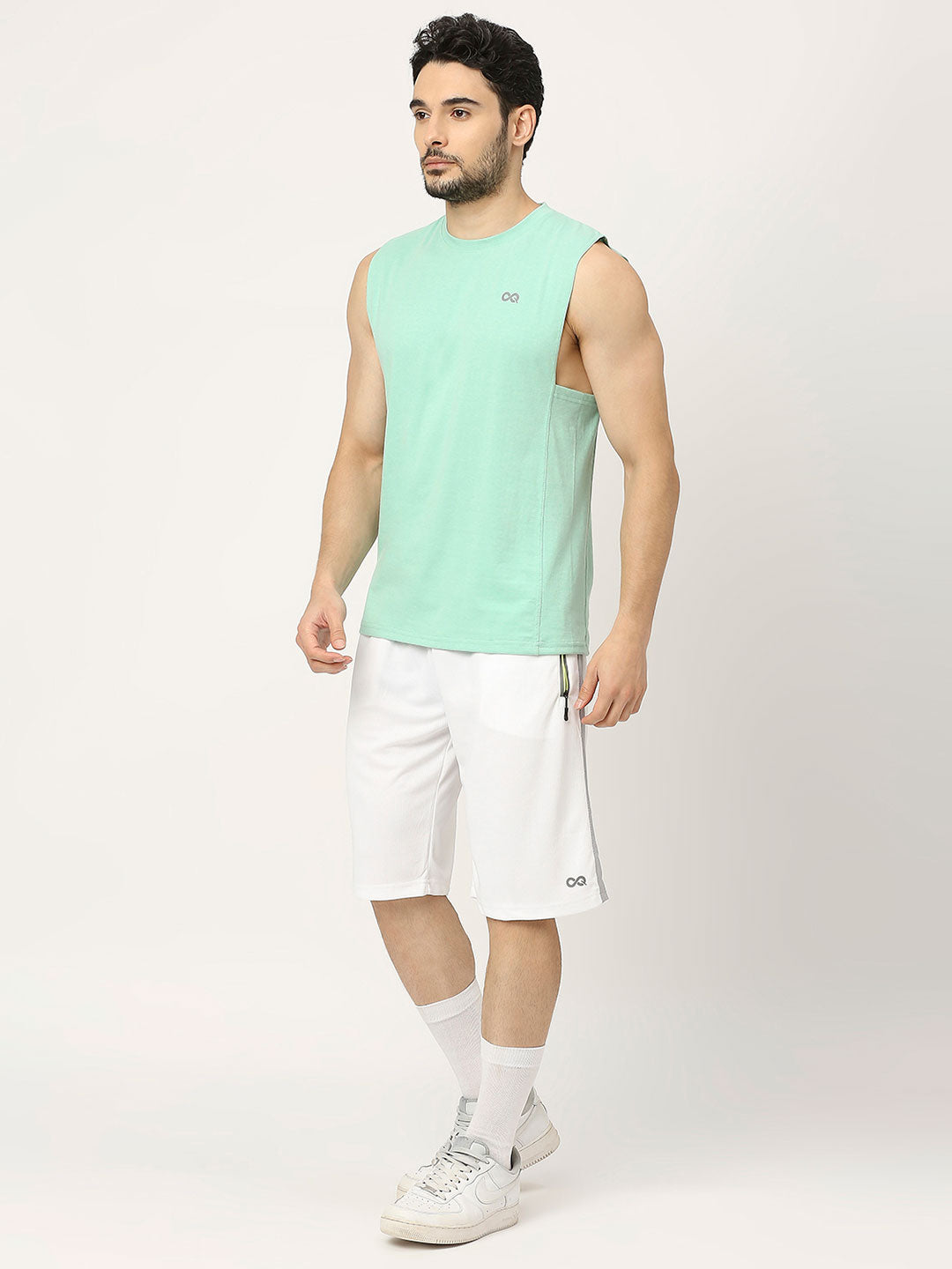 Men's Sports Vest - Mint Green