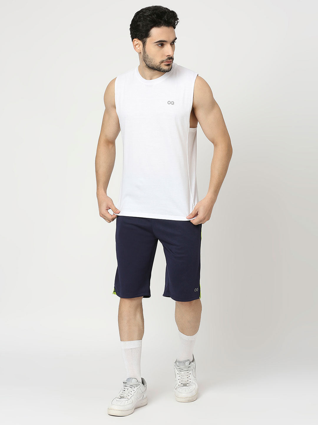 Men's Sports Vest - White