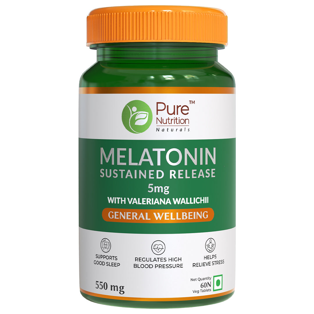 Melatonin 5mg (Sustained Release) - 60 Veg Tablets