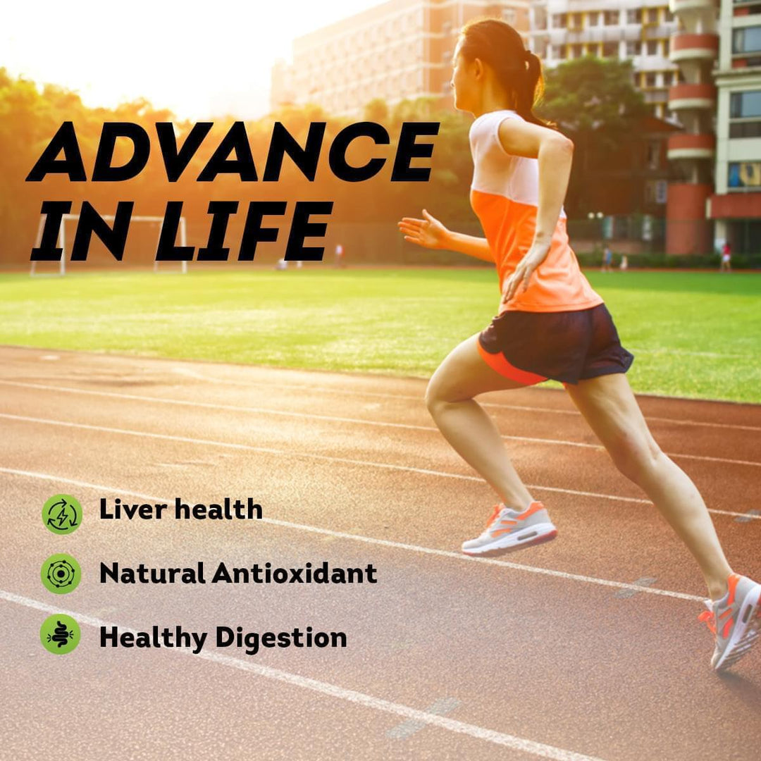 Milk Thistle Advance with Silybum Marianum Extract along with the goodness of Dandelion, Piperine & Curcumin. - 500 mg, beneficial for liver health