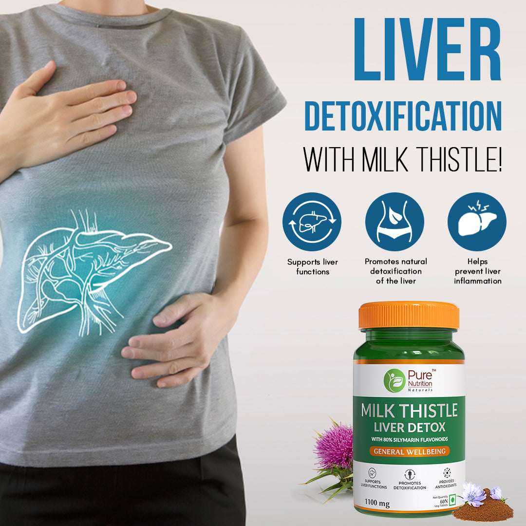 Milk Thistle Liver Detox - 60 Veg Tablets