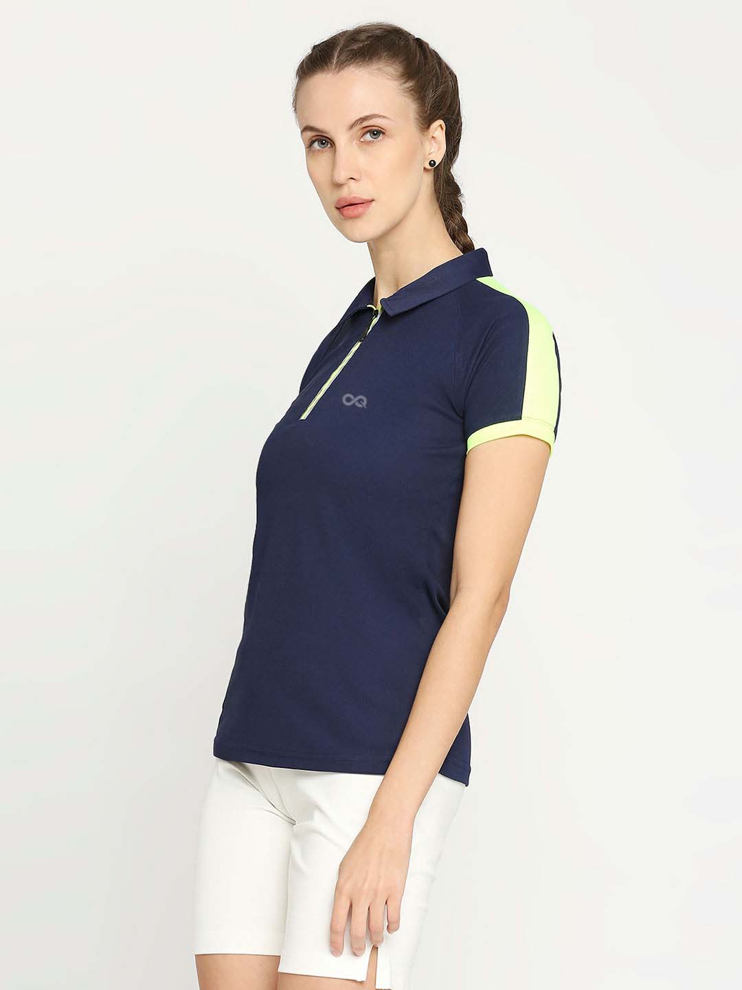 Women's Golf Polo Shirt - Navy Blue