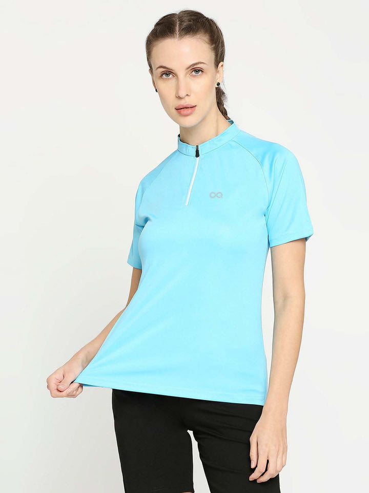 Women's Golf Polo Shirt - Sky Blue