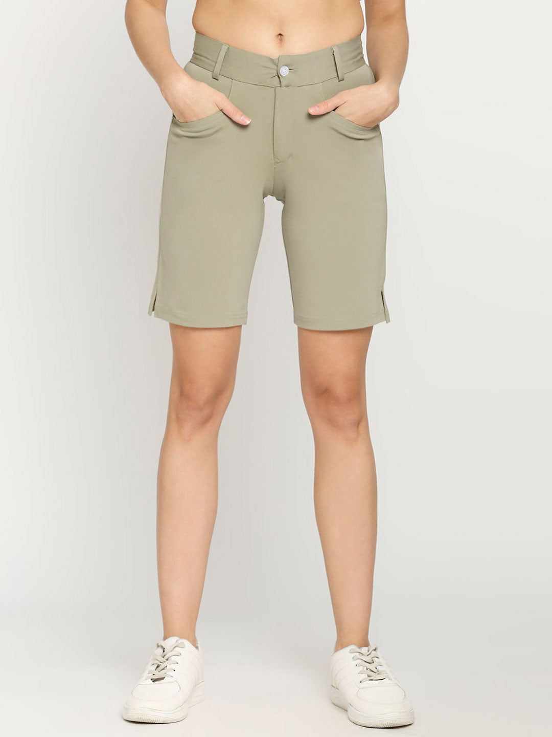 Women's Regular Golf Shorts - Green