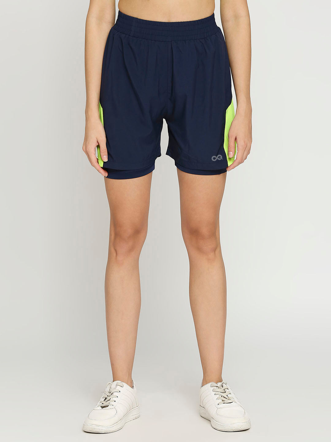 Women's Activewear Shorts - Navy Blue