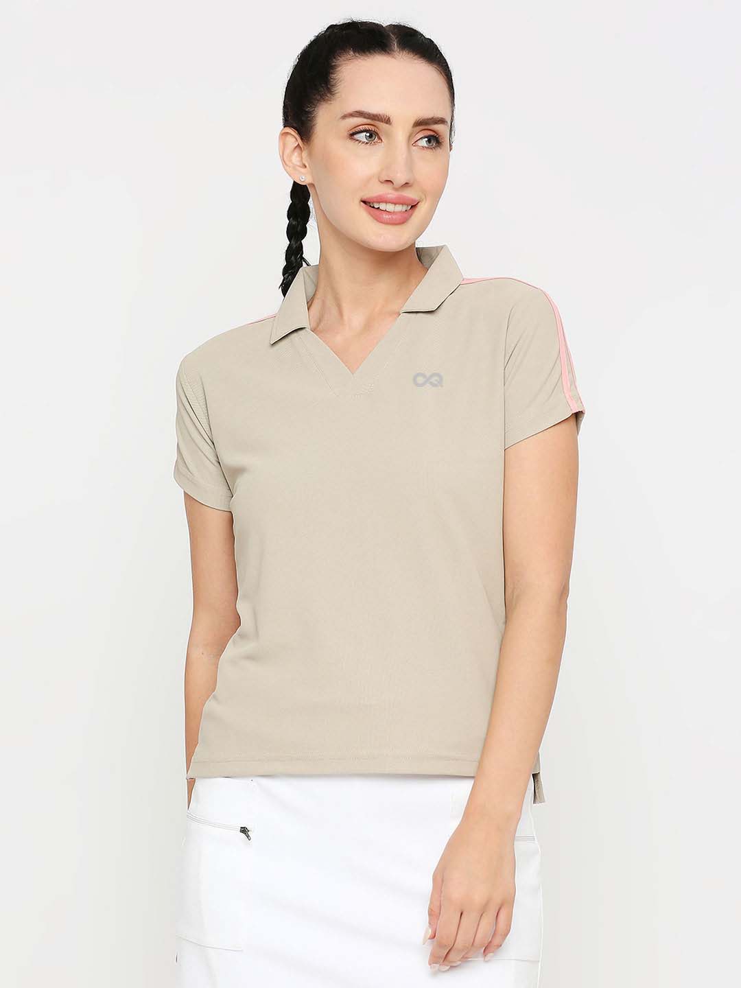 Women's Tennis Polo Shirt - Brown