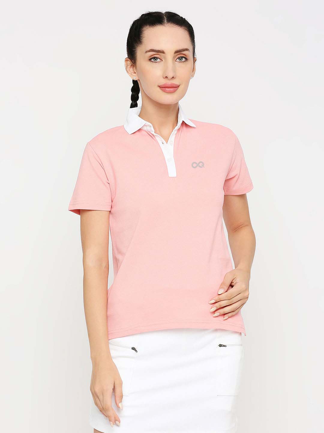Women's Tennis Polo Shirt - Pink