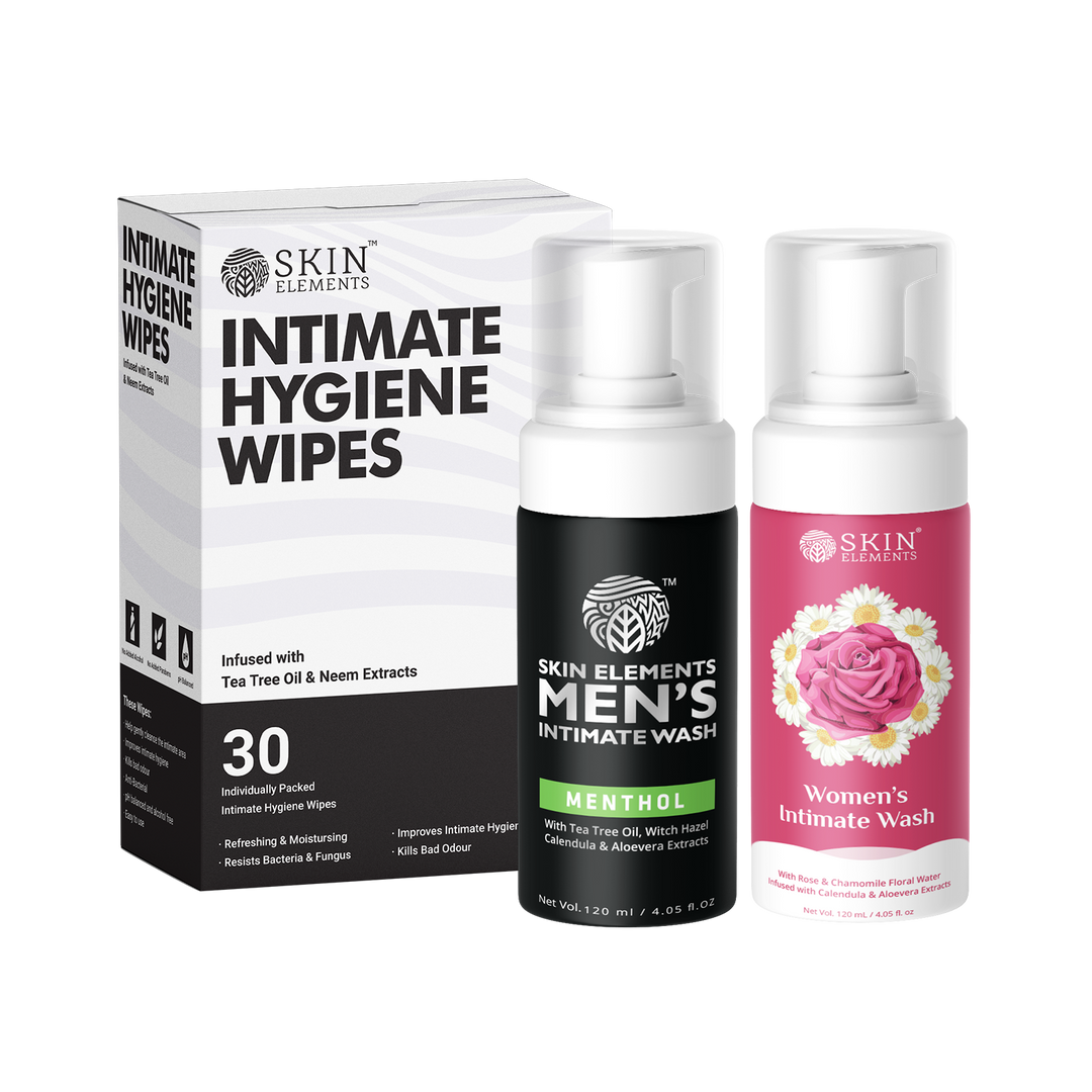 Hygiene Trio- Men's Intimate Wash + Women's Intimate Wash + Intimate Wipes