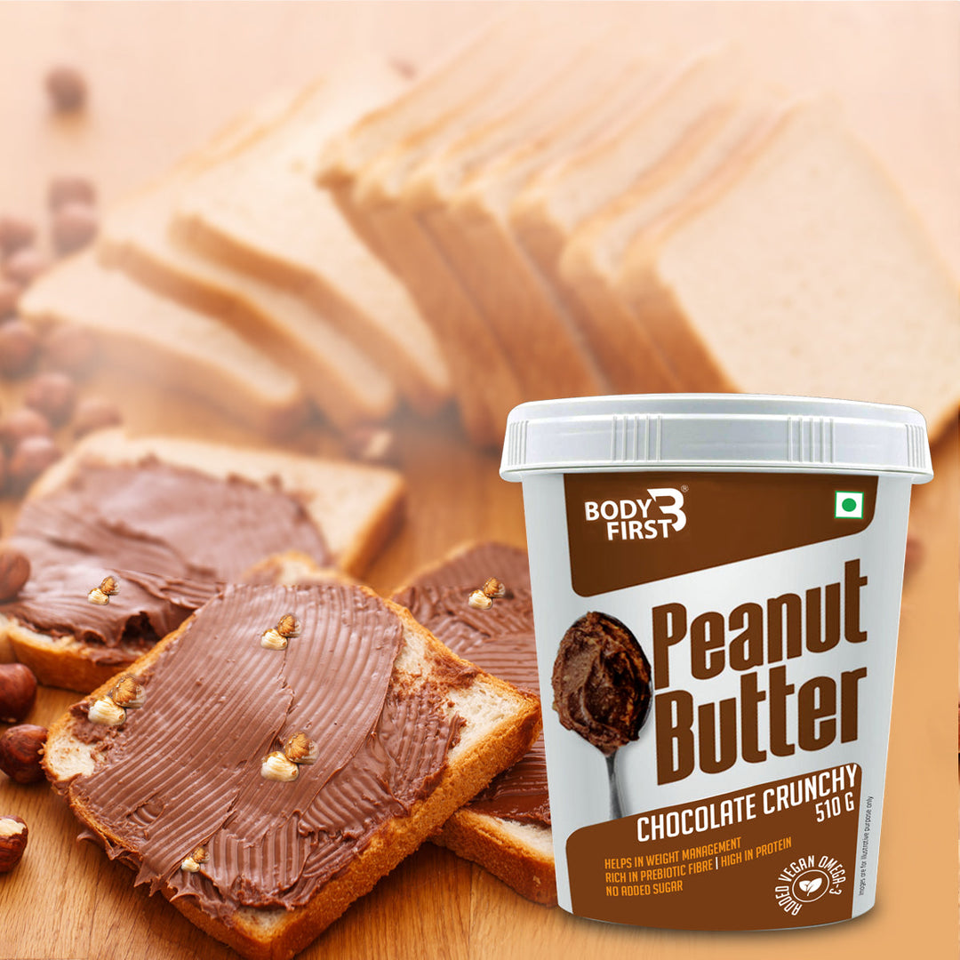 Peanut Butter Chocolate Crunchy with 100% Peanuts & Vegan Omega-3, No Added Sugar