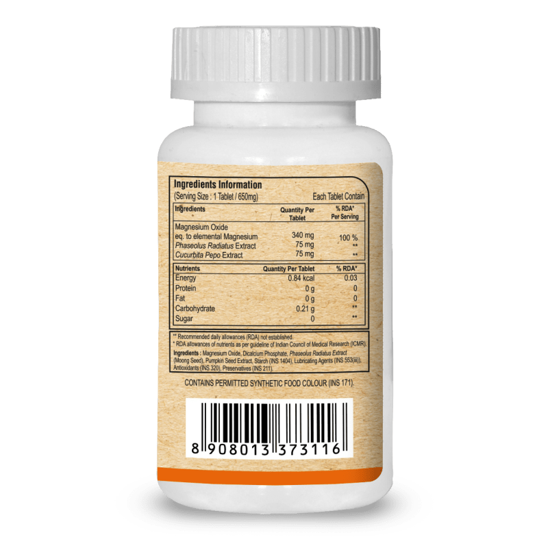 Magnesium - 60 Tablets