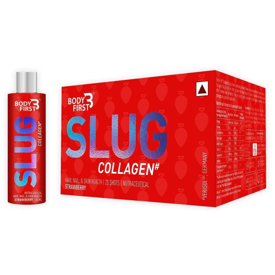Collagen Slug with 2.5g Collagen Hydrolysate from Verisol, Germany - No Added Sugar - For Hair, Nail & Skin Health