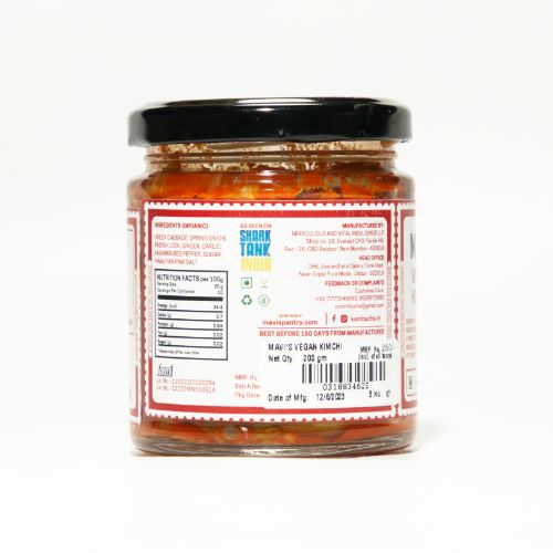 Vegan Kimchi 200g - MAVI's