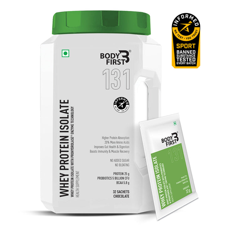 Whey Protein Isolate with Probiotics & Prohydrolase® Enzyme Technology, Chocolate