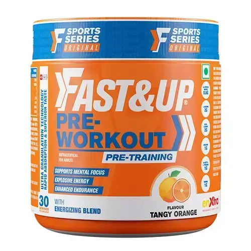 Fast&Up Pre-Workout - 2000mg L-Arginine + Beta Alanine + Taurine + Caffeine